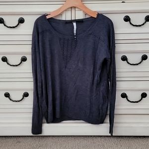 KENSIE dark grey light weight sweater